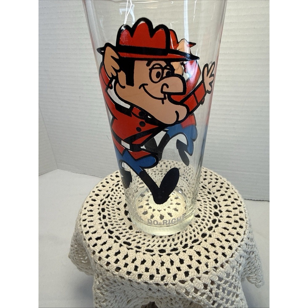 Vintage Dudley Do-Right 70's PEPSI Collector Drinking Glass PAT WARD